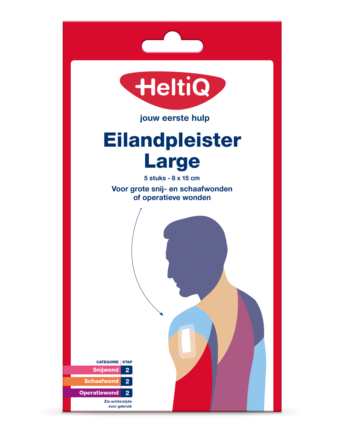 Heltiq Eilandpleisters 8 x 15cm 5 Stuks