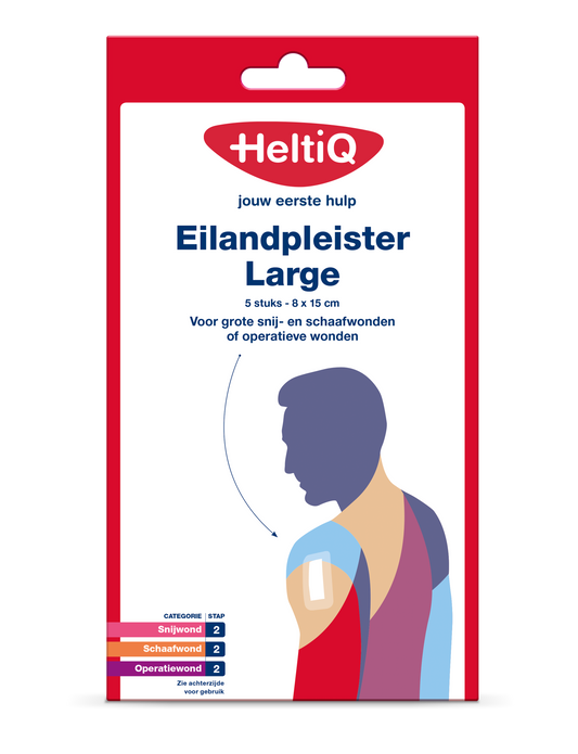 Heltiq Eilandpleisters 8 x 15cm 5 Stuks