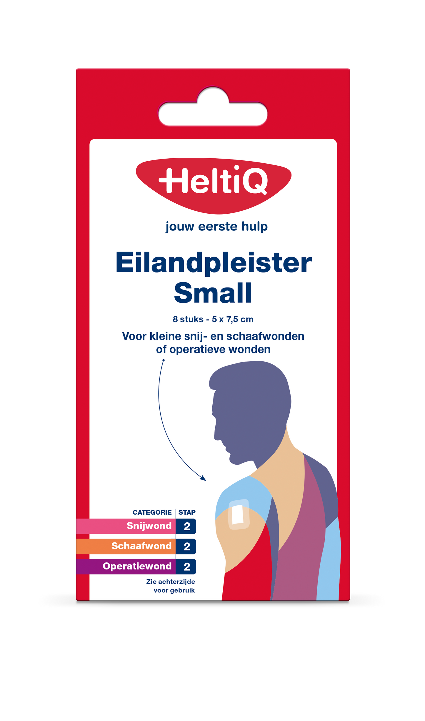 Heltiq Eilandpleisters small 5 x 7.5cm 8 Stuks