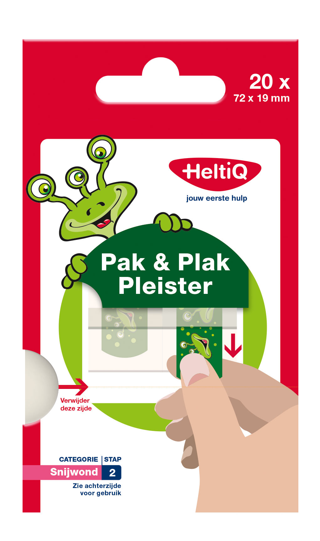 Heltiq Pak & plak groen 20 Stuks