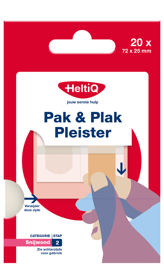 Heltiq Pak & plak textiel 20 Stuks