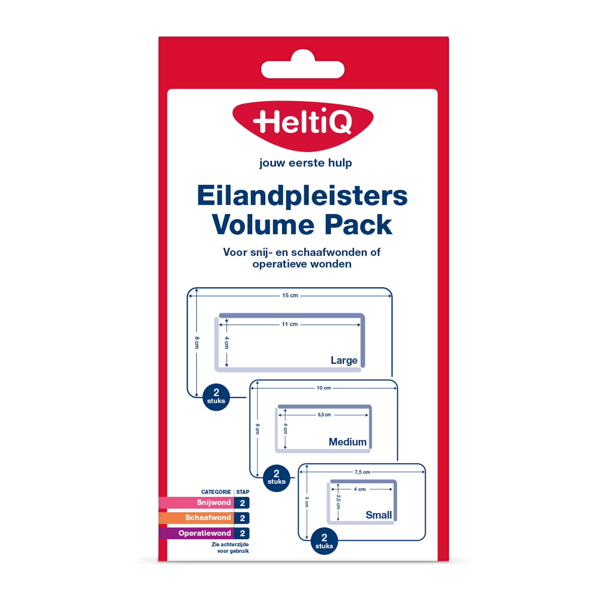 Heltiq Eilandpleister volume pack 6 Stuks