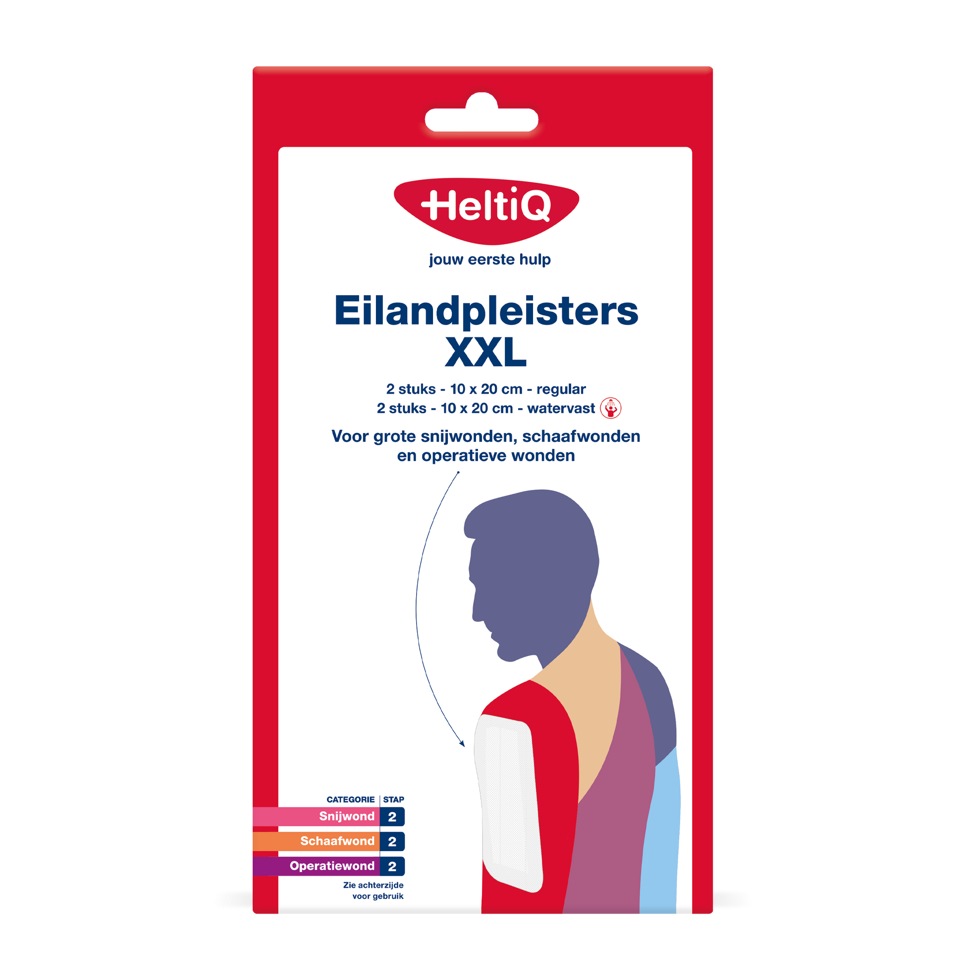Heltiq Eilandpleisters XXL 4 Stuks