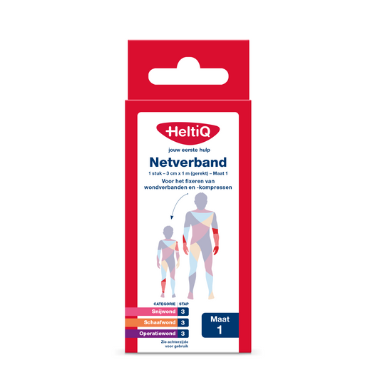Heltiq Netverband 3cm x 1m (gerekt) maat 1 1 Stuks