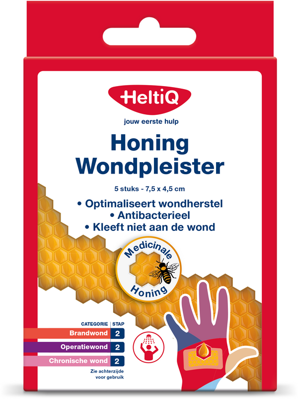 Heltiq Honing wondpleister 5 Stuks