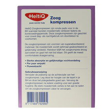Heltiq Zoogkompressen zwart 30 Stuks