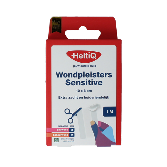 Heltiq Wondpleister sensitive 1mx6cm 1 Stuks