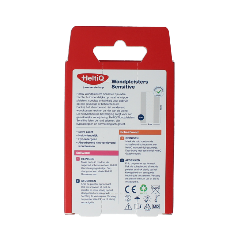 Heltiq Wondpleister sensitive 1mx6cm 1 Stuks