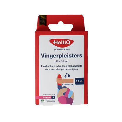 Heltiq Vingerpleisters 120x20mm 22.00 Stuks