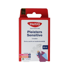 Heltiq Pleisters sensitive 3 maten 25.00 Stuks