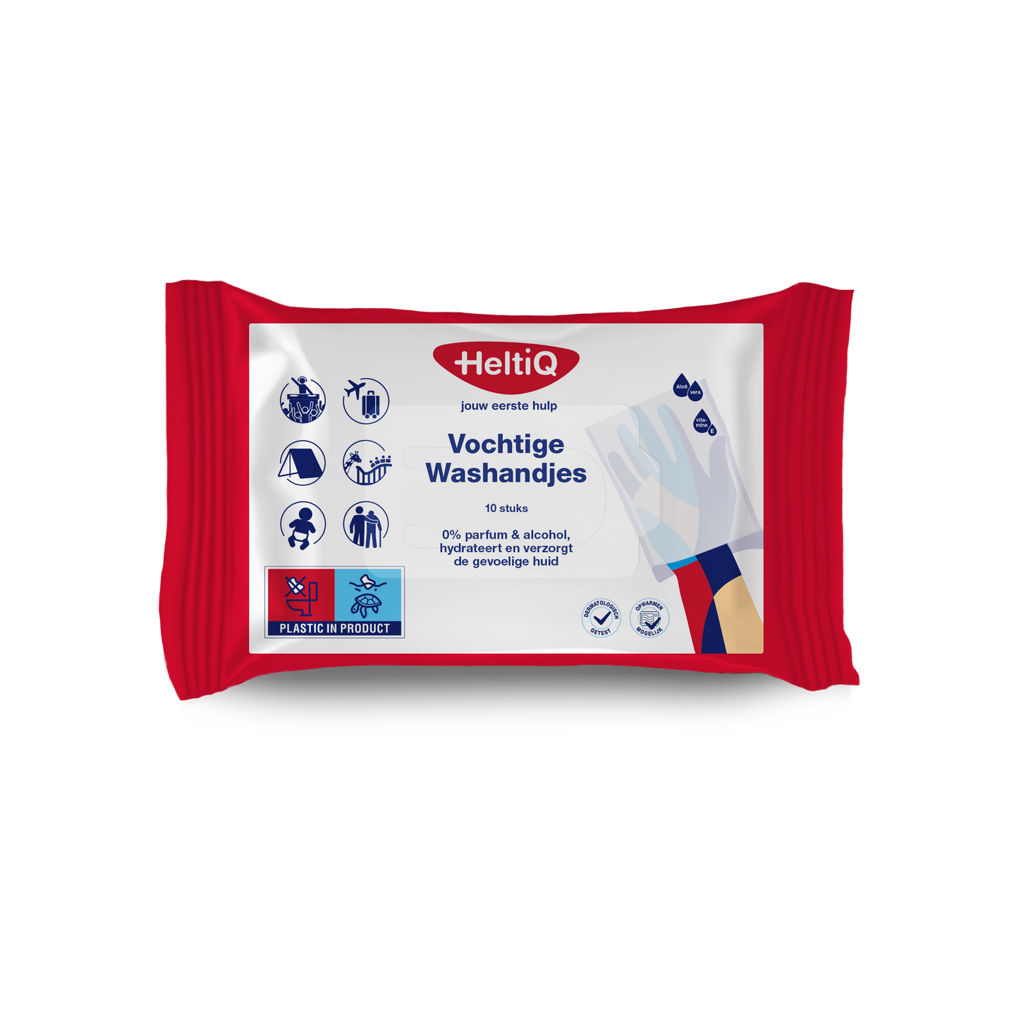 Heltiq Vochtige washandjes 10 Stuks