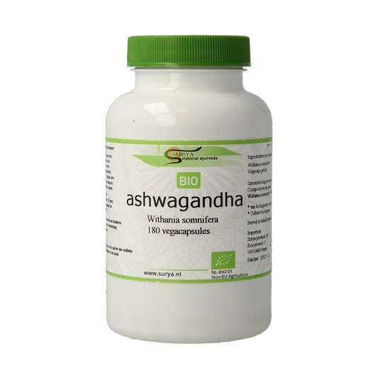 Surya Ashwagandha bio 180 Vegetarische capsules