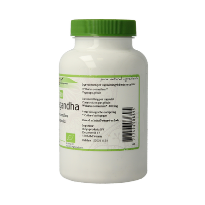 Surya Ashwagandha bio 180.00 Vegetarische capsules