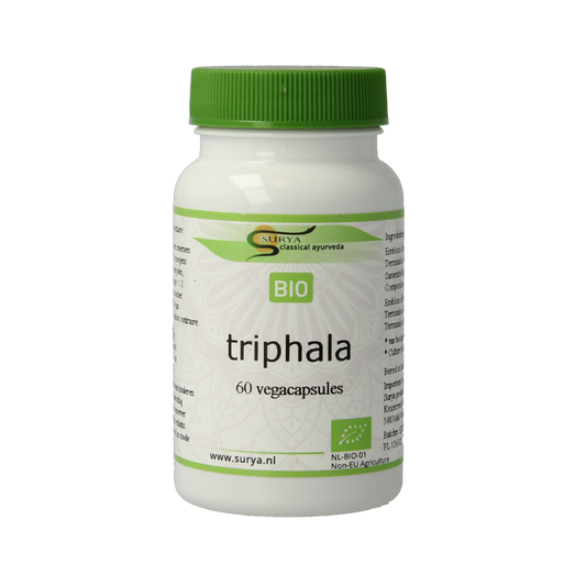 Surya Bio triphala bio 60 Vegetarische capsules
