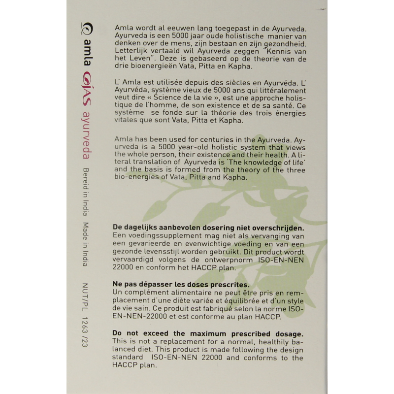 Ojas Amla bio 60 Capsules