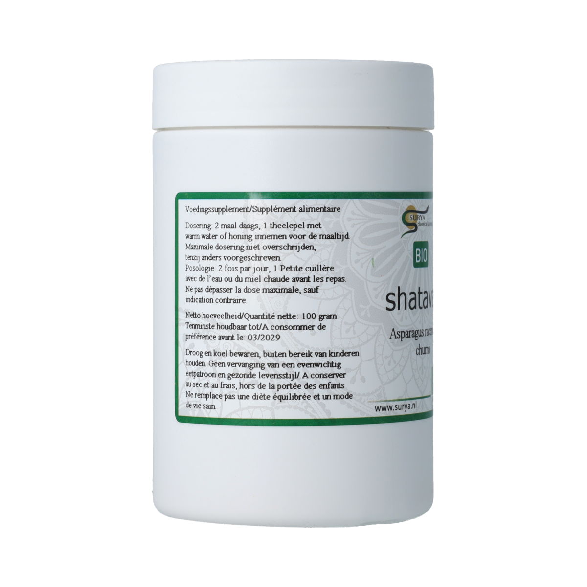 Surya Shatavari churna bio 100.00 Gram