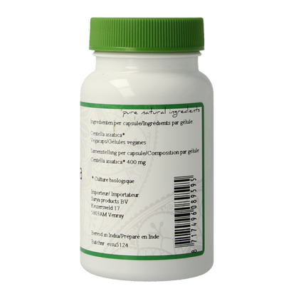 Surya Gotu kola centalla asiatic bio 60 Capsules