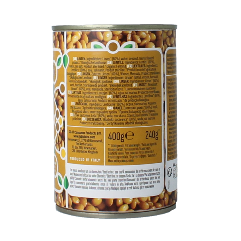 Bioidea Linzen (lenticchiel) bio 400 Gram
