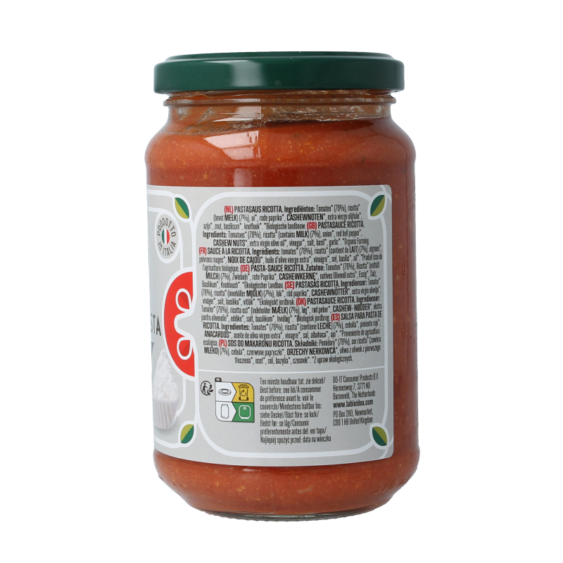 Bioidea Pastasaus ricotta bio 340 Gram