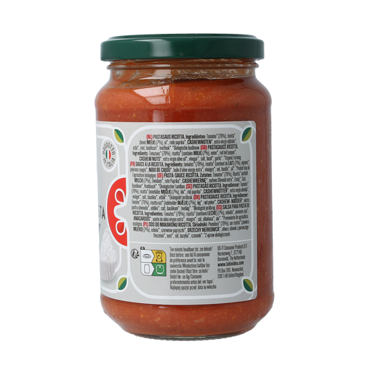 Bioidea Pastasaus ricotta bio 340.00 Gram