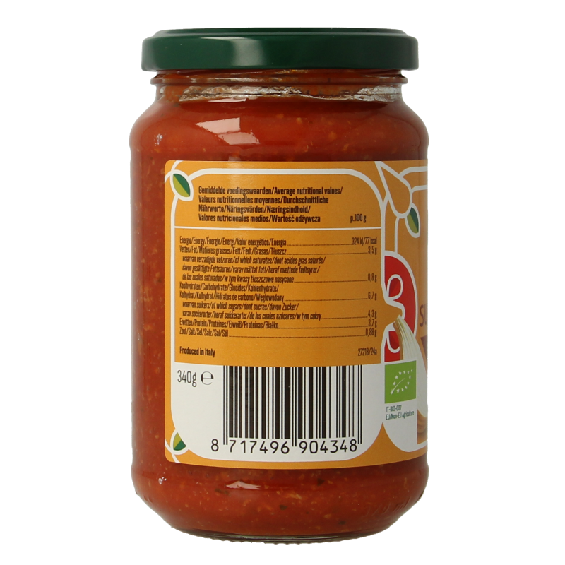 Bioidea Pastasaus vegetarisch bolognese bio 340 Gram