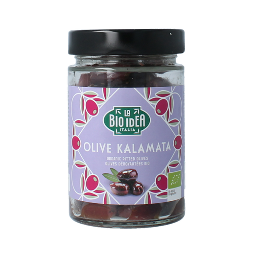 Bioidea Olijven zwart kalamata ontpit bio 180 Gram