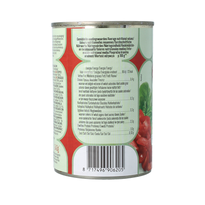 Bioidea Tomatenstukjes basilicum bio 400.00 Gram
