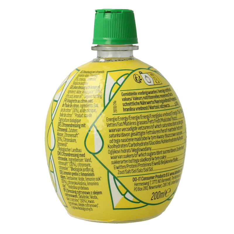 Bioidea Citroensap knijpfles bio 200 Milliliter