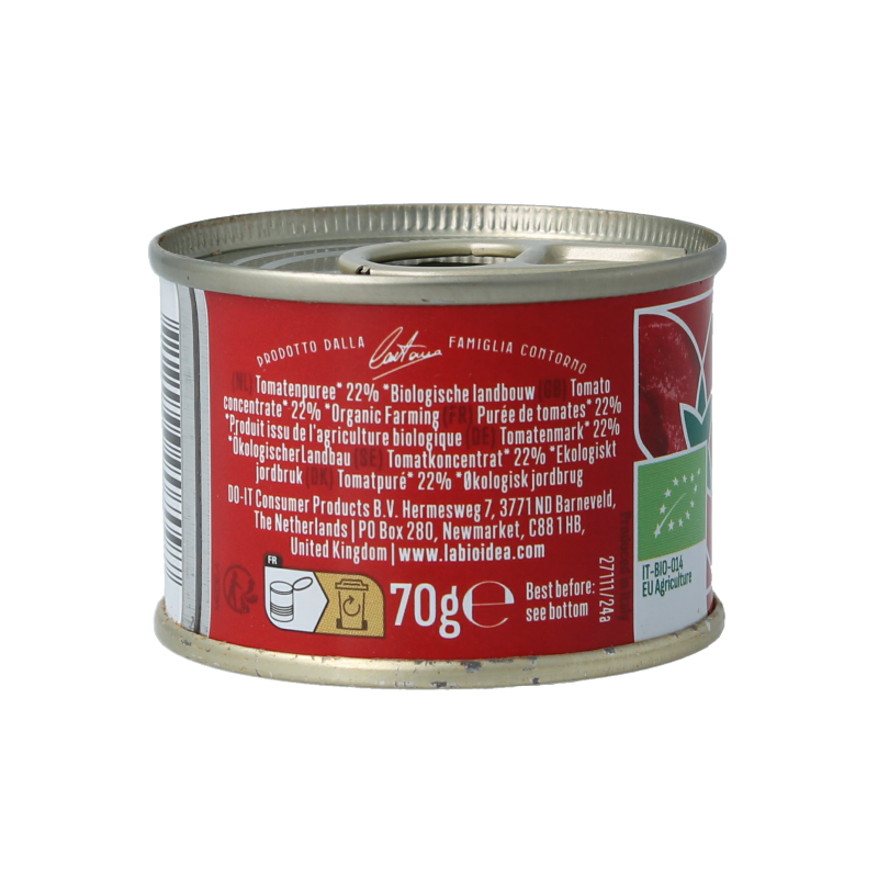 La Bio Idea Tomatenpuree geconcentreerd bio 70 Gram