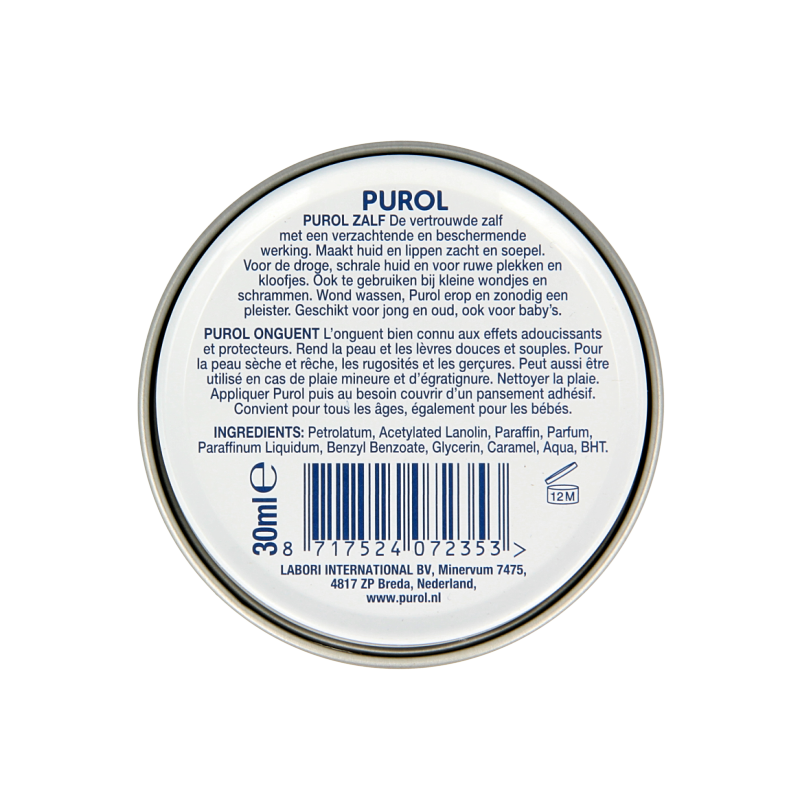 Purol Gele zalf blikje 30 Milliliter