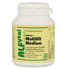 Alfytal MultiVit medium - mineraalvrij 90 Vegetarische capsules