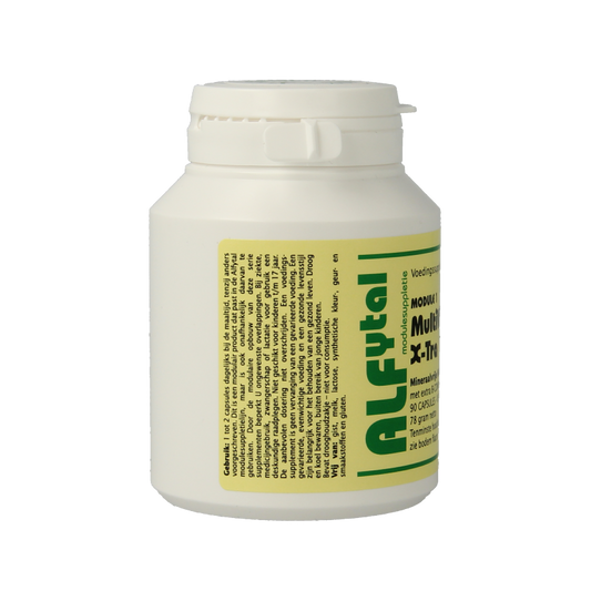 Alfytal MultiVit x-tra mineraalvrije multivitamine 90 Vegetarische capsules