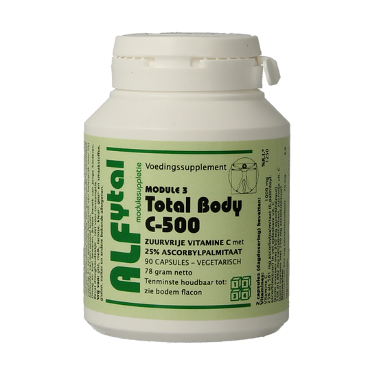 Alfytal Total body C-500 zuurvrij/25% vetoplosbaar 90 Vegetarische capsules