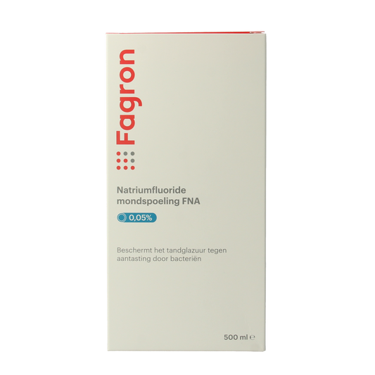 Fagron Natriumfluoride mondspoeling 0.05% 500.00 Milliliter