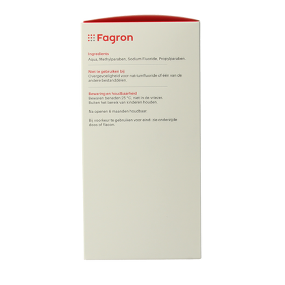 Fagron Natriumfluoride mondspoeling 0.05% 500.00 Milliliter