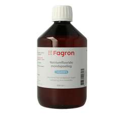 Fagron Natriumfluoride mondspoeling 0.025 500.00 Milliliter