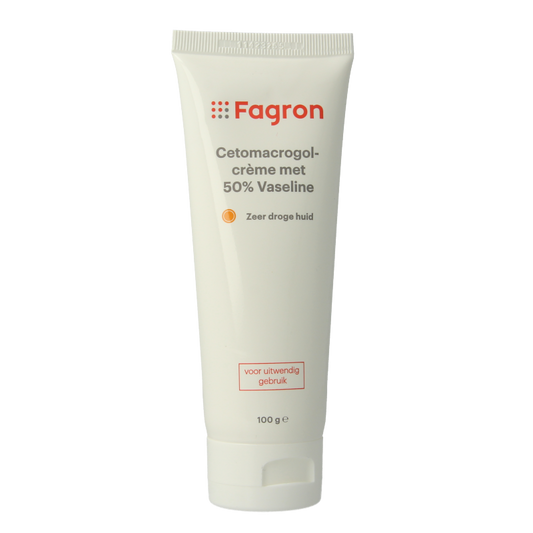 Fagron Cetomacrogol creme 50% vaseline 100 Gram