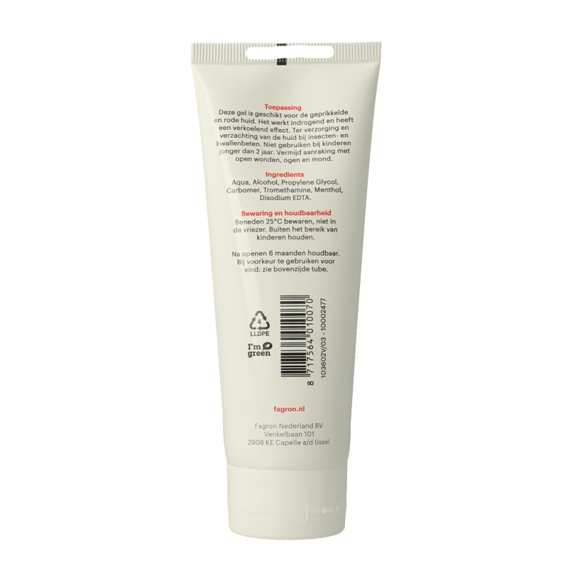 Fagron Levomenthol 1% carbomeerwatergel 1% 100 Gram