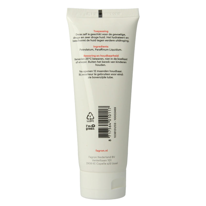 Fagron Vaseline album/witte tube 100 Gram