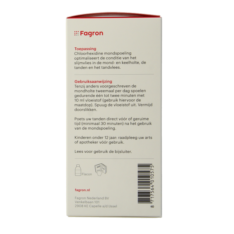 Fagron Chloorhexidine mondspoeling 0.2% 200 Milliliter