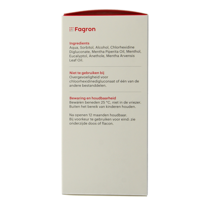 Fagron Chloorhexidine mondspoeling 0.2% 200.00 Milliliter