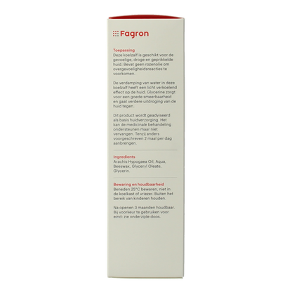 Fagron Koelzalf zonder rozenolie doos & bijsluiter 100.00 Gram