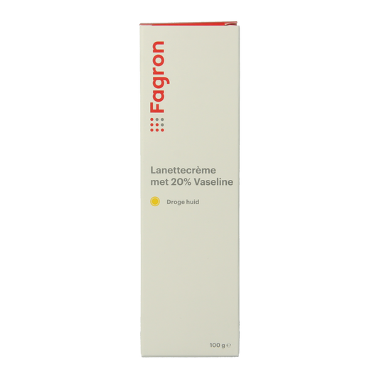 Fagron Lanettecreme met 20% vaseline 100 Gram