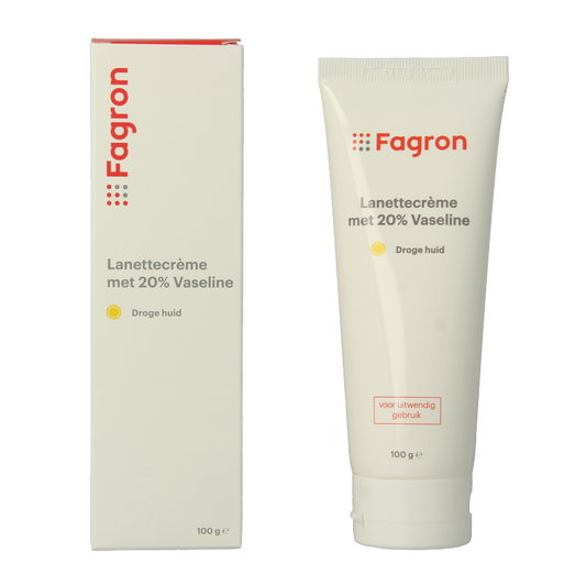 Fagron Lanettecreme met 20% vaseline 100 Gram