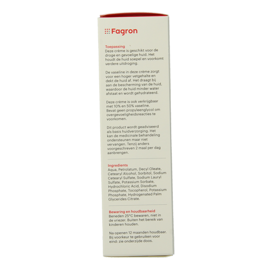Fagron Lanettecreme met 20% vaseline 100.00 Gram
