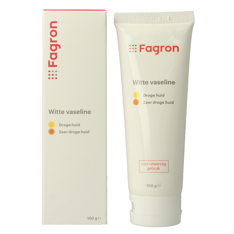 Fagron Vaseline album wit tube doosje en bijsluiter 100 Gram