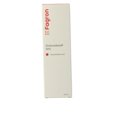 Fagron Zinkoxidezalf 10% met doos en bijsluiter 100 Gram