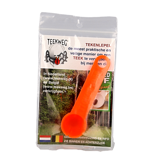 Teekweg Ticked off tekenlepel oranje 1 Stuks