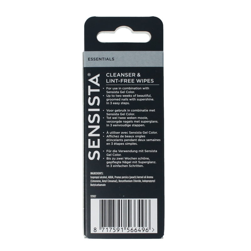 Sensista Cleanser wipes 30 Milliliter