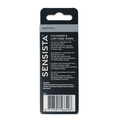 Sensista Cleanser wipes 30.00 Milliliter